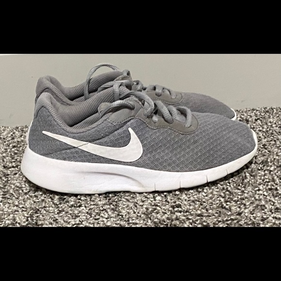 Nike Other - Kids Nike Gray White Running Shoes Boys Girls -4Y